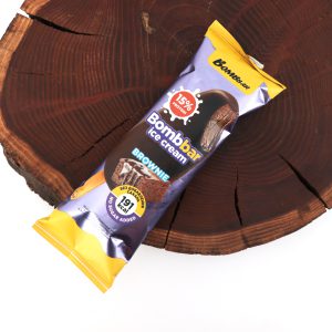 بستنی بمببار پروتئینی بدون شکر براونی _ bombbar