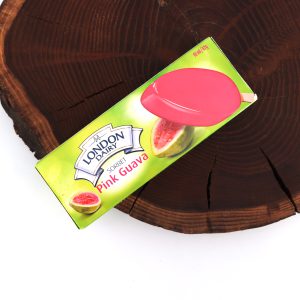 بستنی اورجینال بلژیکی با طعم گواوا صورتی لندن london daire