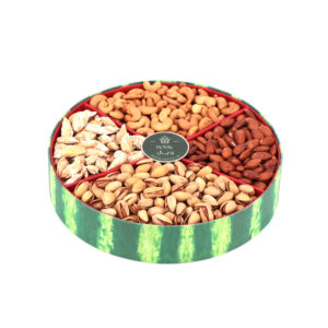 جعبه چرمی چهارخانه هندوانه – 650 گرم