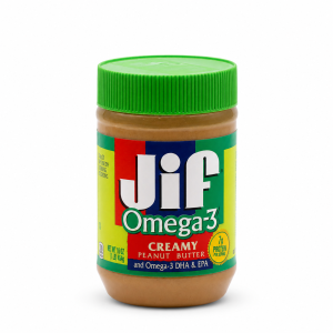 کره بادام زمینی jif امگا3