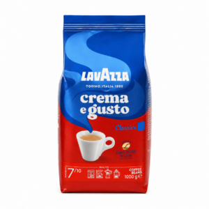 دانه قهوه لاوازا کرما ای گوستو فورته 1000 گرم Lavazza Crema E Gusto