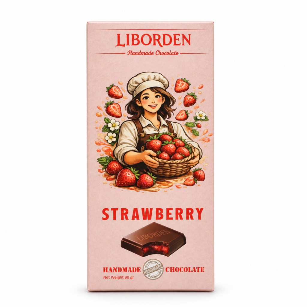 شکلات libprden توت فرنگی